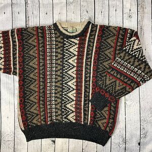 VINTAGE COTTON TRADERS 100% Shetland Wool Sweater